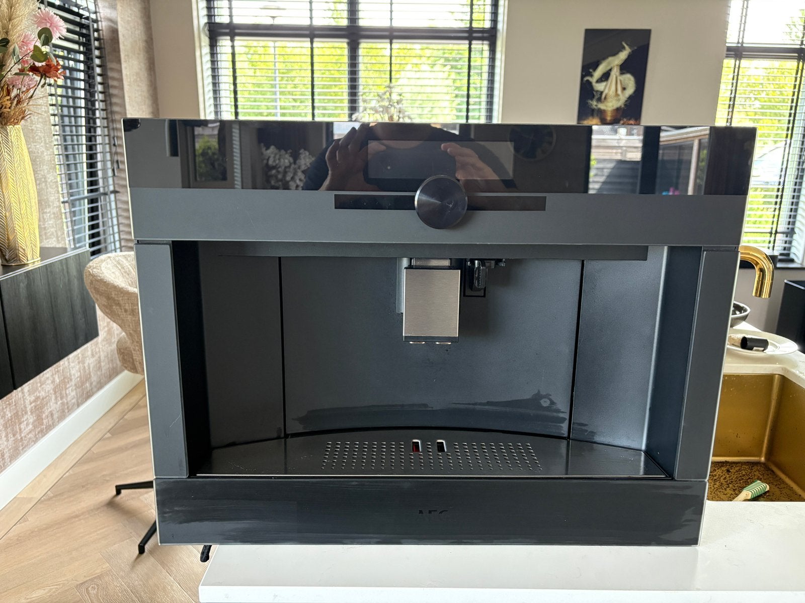 Koffie inbouw aeg apparaat, Ophalen, Gebruikt, 10 kopjes of meer, Koffiemachine