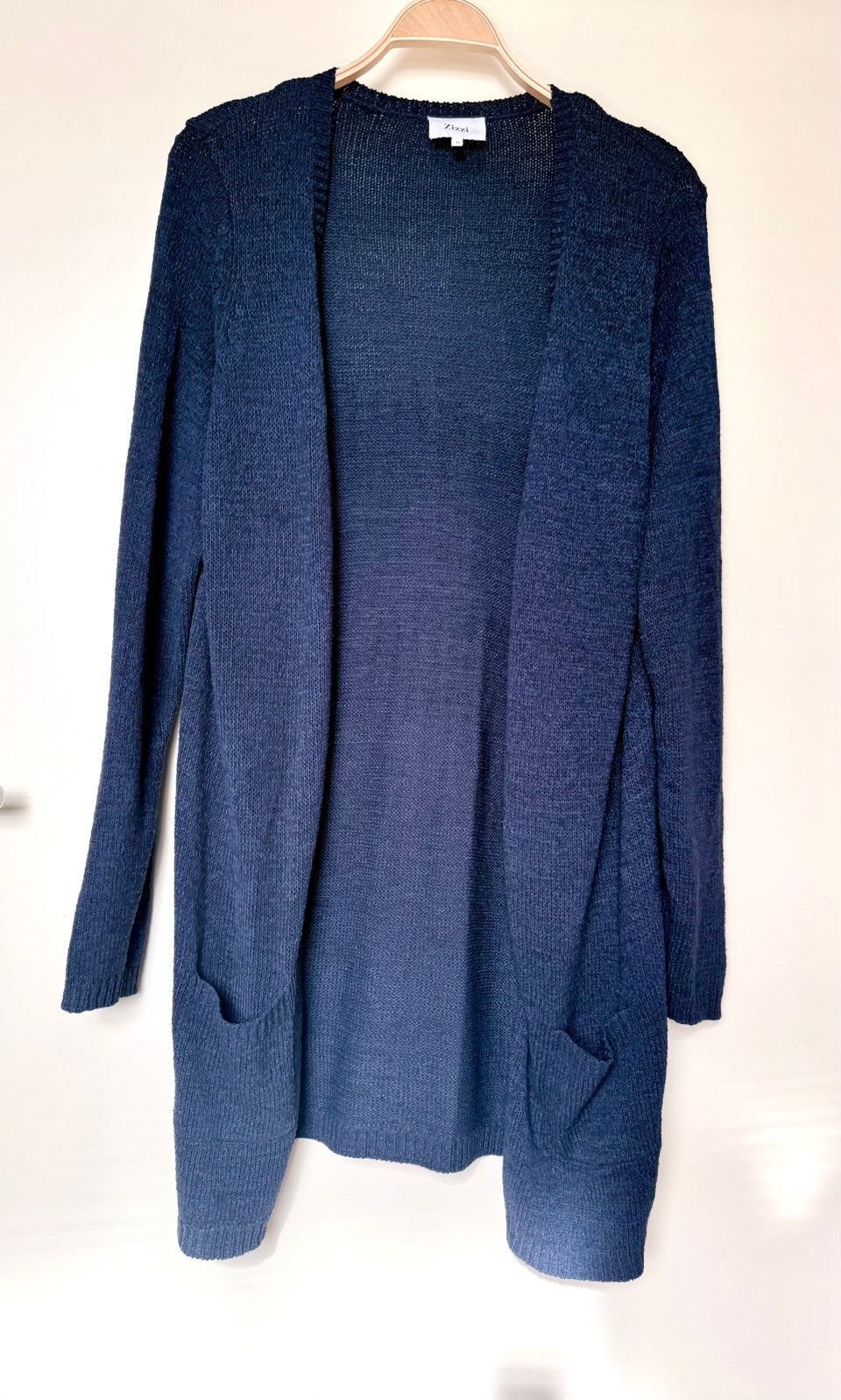 Lang blauw vest Zizzi M, Kleding | Dames, Ophalen of Verzenden, Zo goed als nieuw, Maat 42/44 (L), Blauw