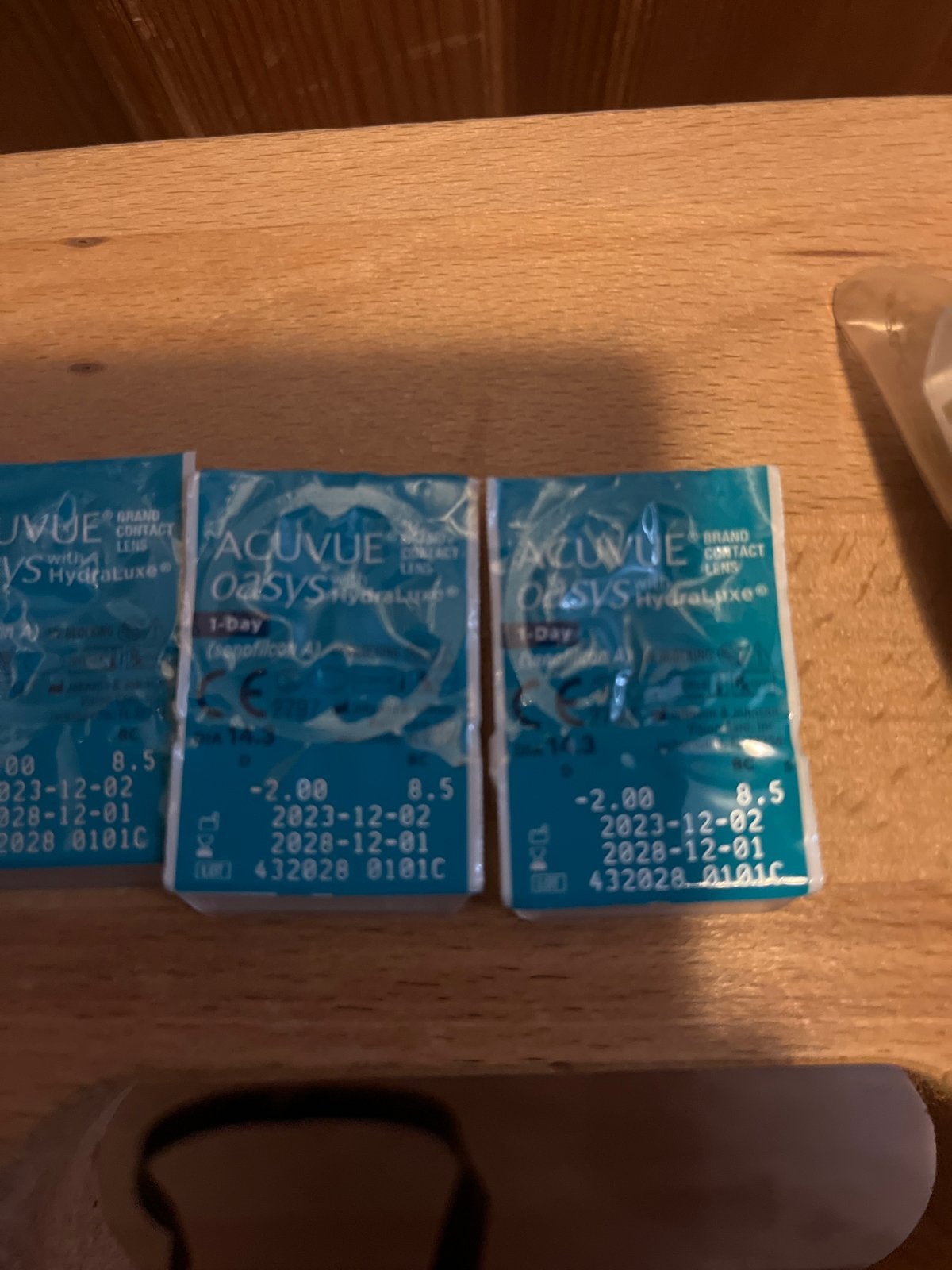 Acuvue Oasys 1-Day contactlenzen (-2.00), Ophalen, Nieuw, Overige typen