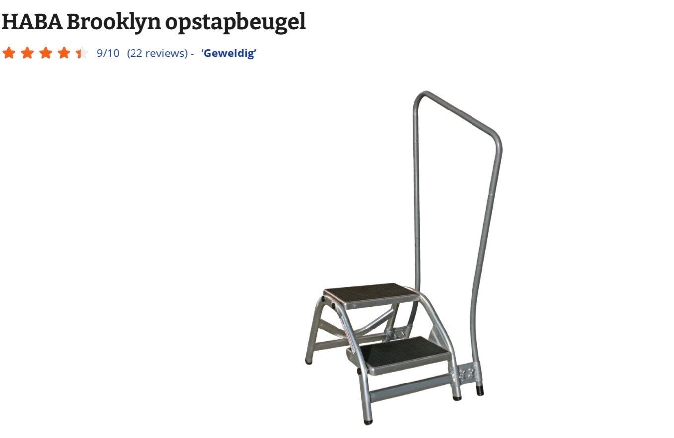 HABA Brooklyn opstapbeugel - Veiligheid en Comfort, Ophalen, Gebruikt