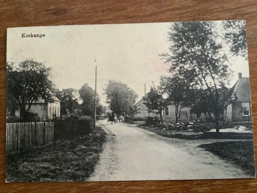 Koekange, Dorpsstraat, Verzamelen, Ophalen of Verzenden, Voor 1920, Gelopen, Drenthe
