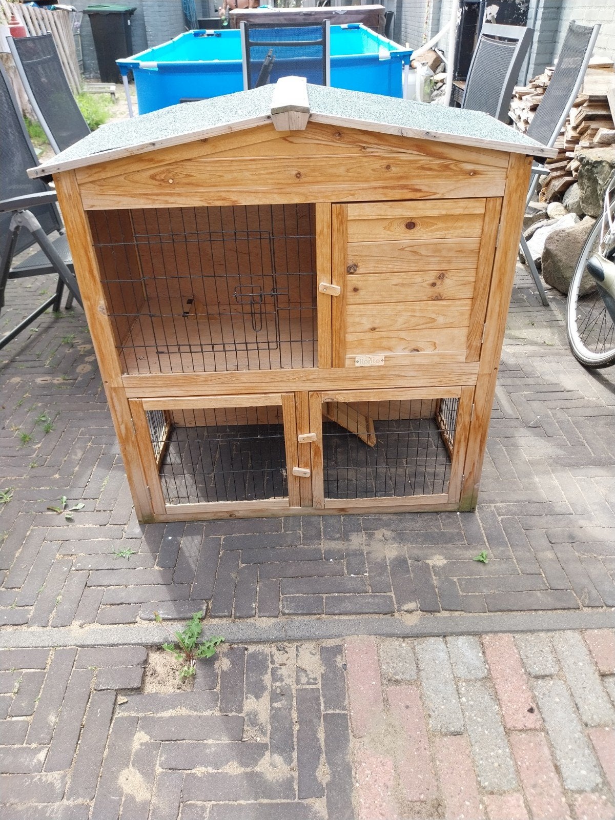 konijnenhok gratis afhalen, Ophalen