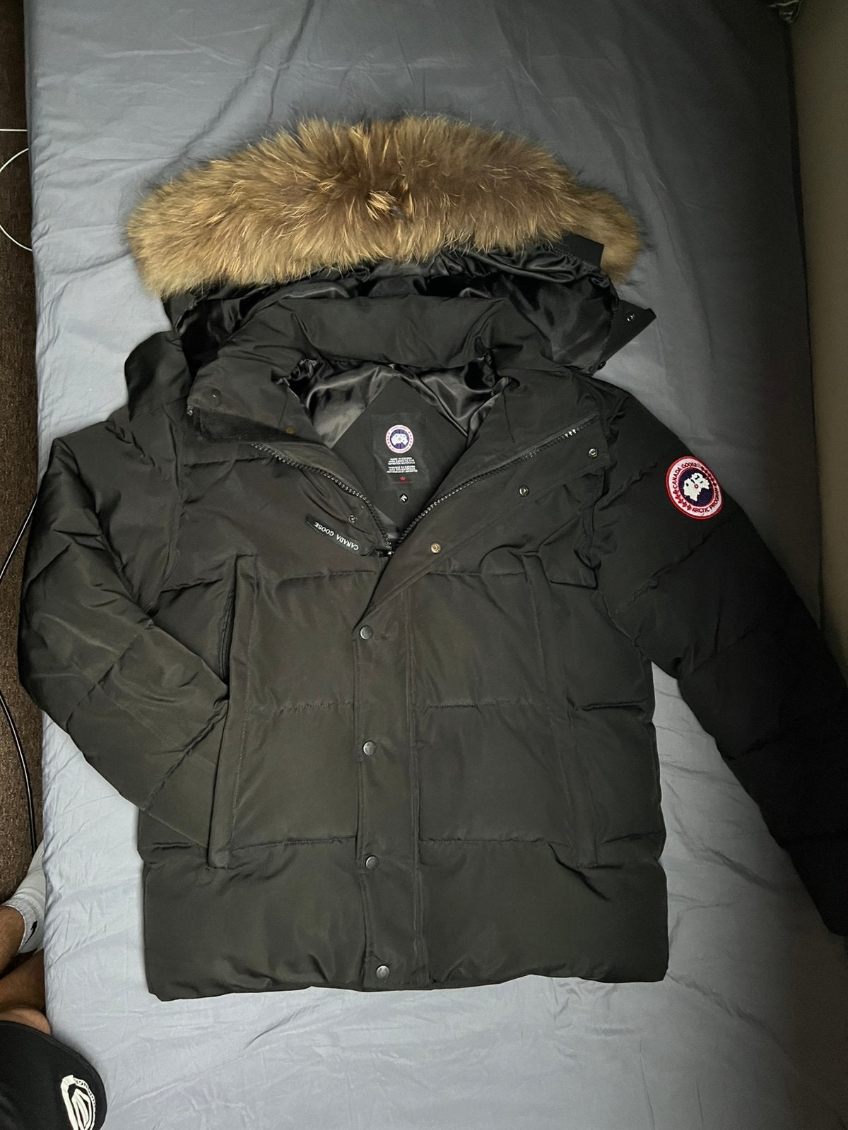 Winterjas, Kleding | Heren, Jassen | Winter, Verzenden, Zo goed als nieuw, Zwart