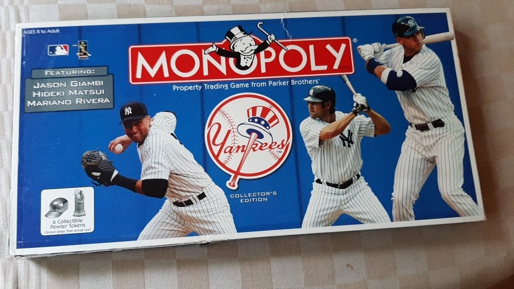 bordspel nieuw Monopoly New York Yankees Monopolie, Vijf spelers of meer, Ophalen of Verzenden, Nieuw, Monopoly