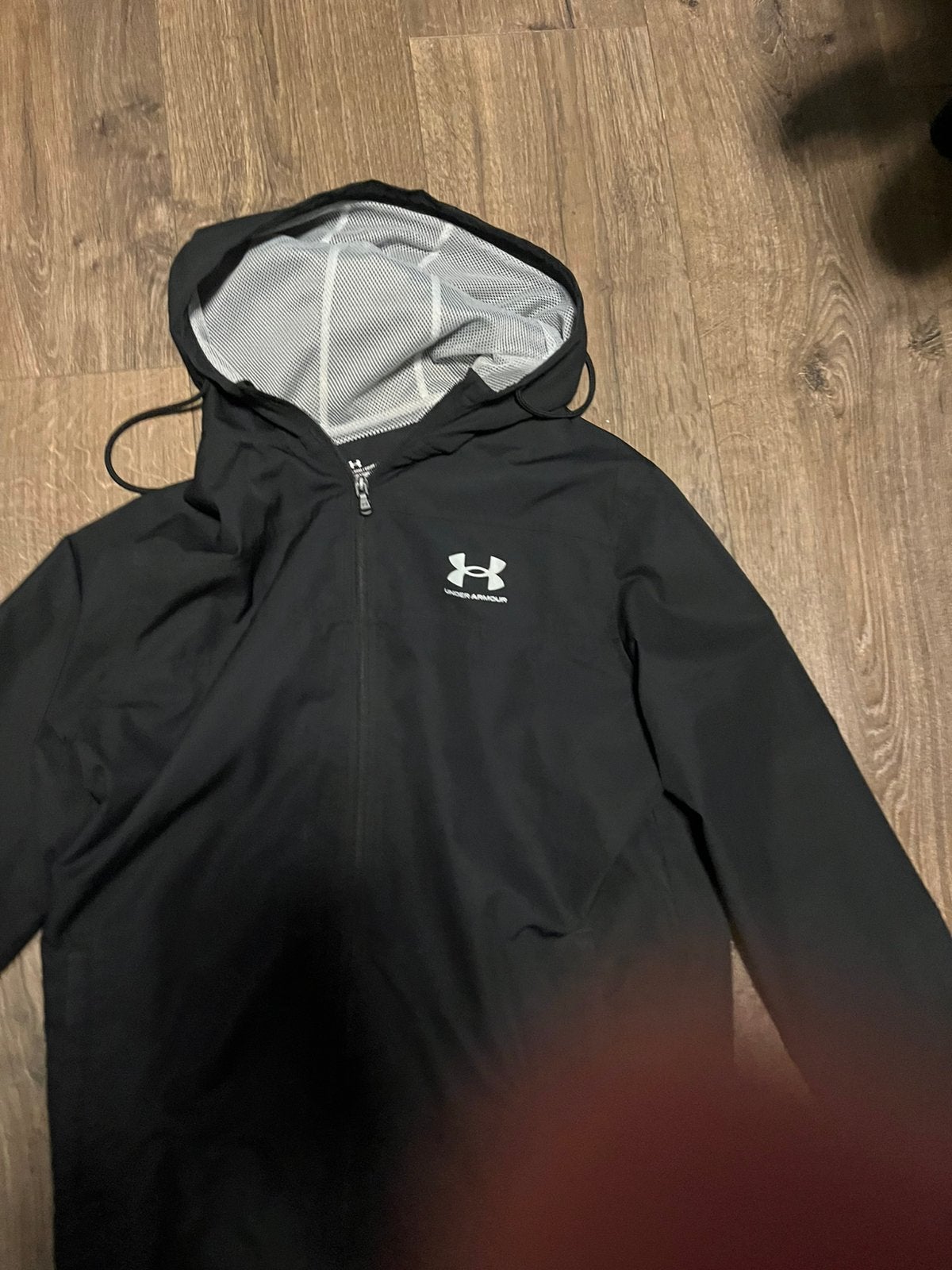 Under armour jas, Maat 48/50 (M), Zwart, Ophalen of Verzenden, Zo goed als nieuw