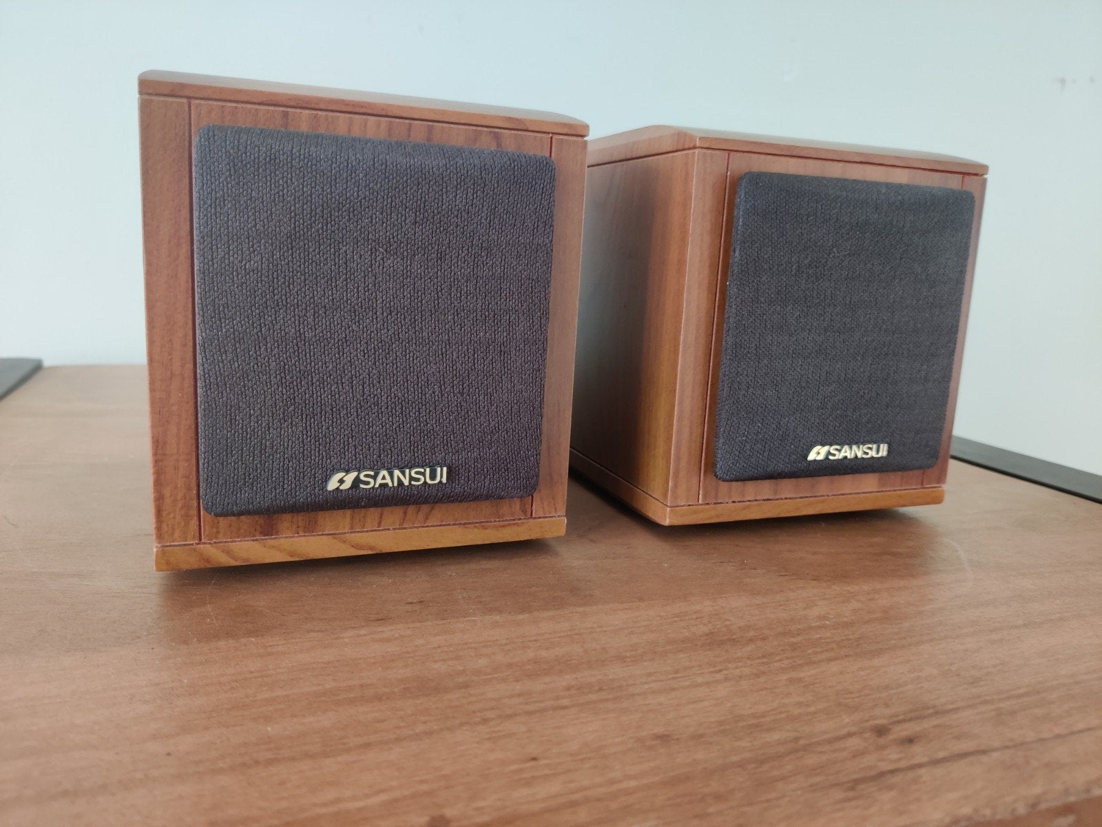 Sansui Speakers - Compacte Boekenplank Luidsprekers, Audio, Tv en Foto, Overige merken, Gebruikt, Ophalen of Verzenden, Basreflex