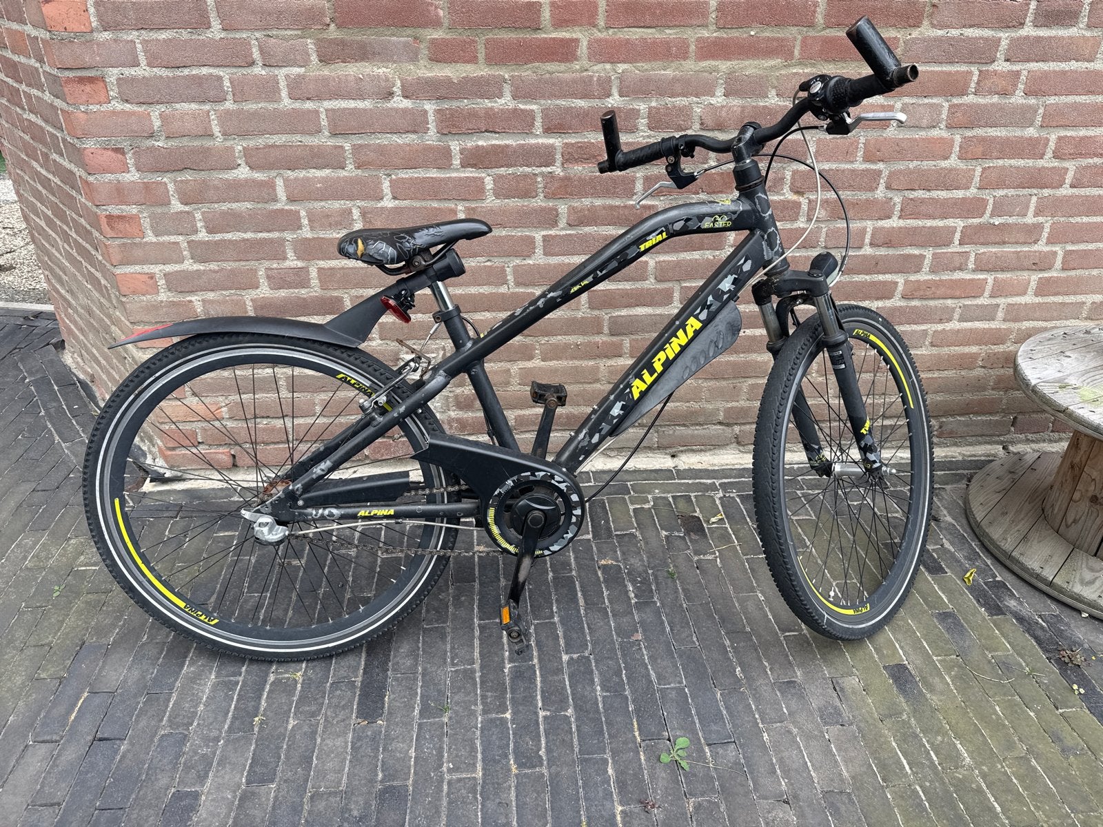 Alpina fiets, 26 inch, 3 versnellingen, gebruikt, Gebruikt, Velgrem, Versnellingen, Minder dan 49 cm