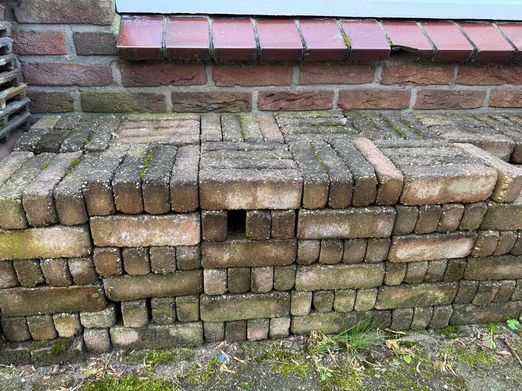 Gratis klinkers, Tuin en Terras, Tegels en Klinkers, Ophalen, Gebruikt, Beton, Klinkers