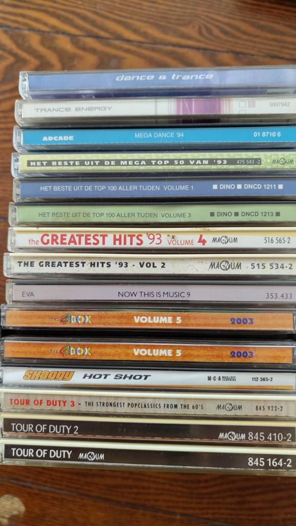 34 cd's uit diverse jaren, Ophalen of Verzenden, Gebruikt