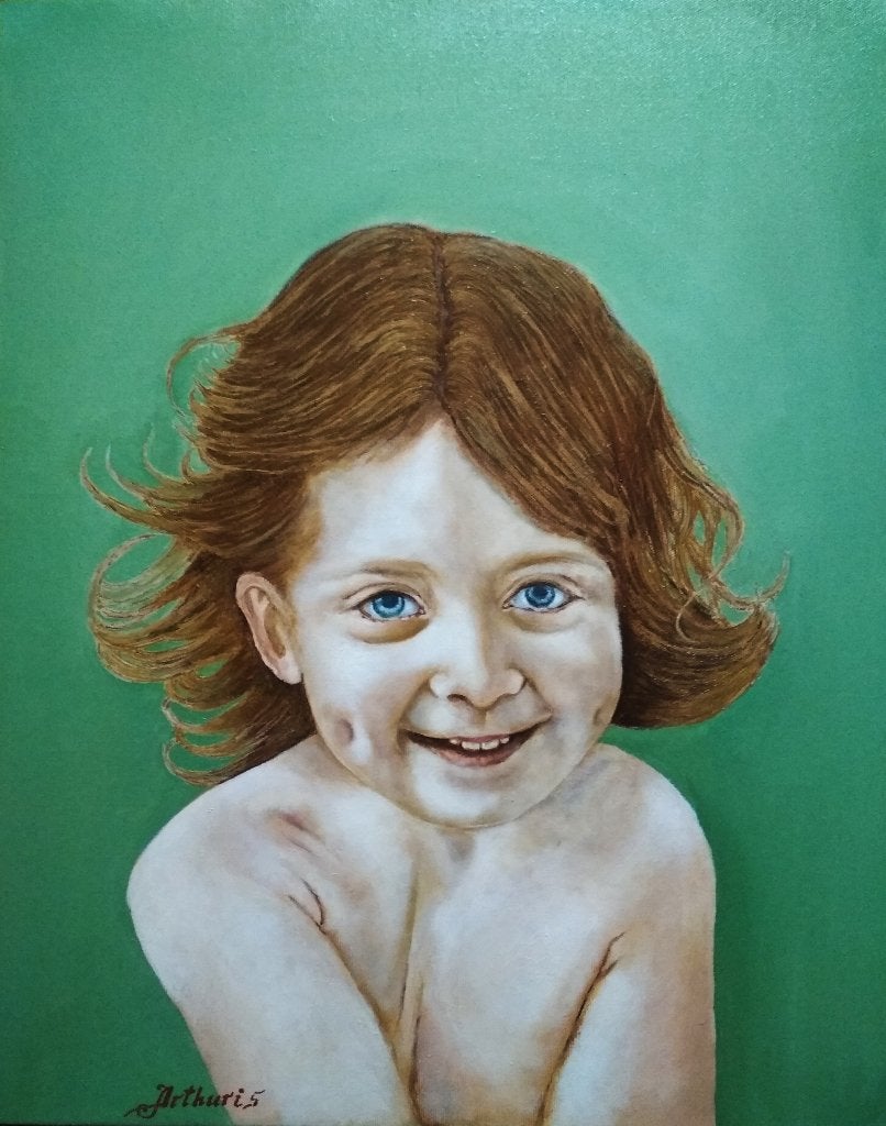 “De Kleine Zonnetje” Schilderij, Verzenden