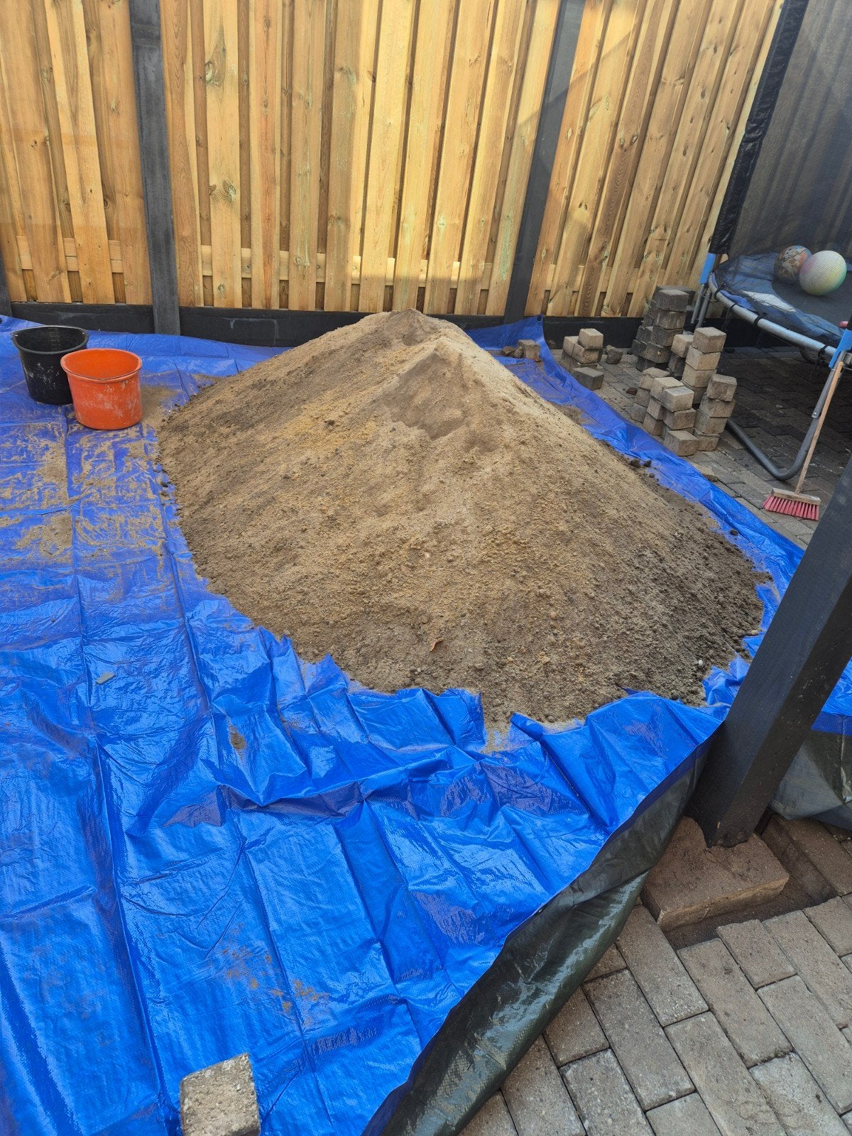 gratis zand, Ophalen, Gebruikt, Ophoogzand