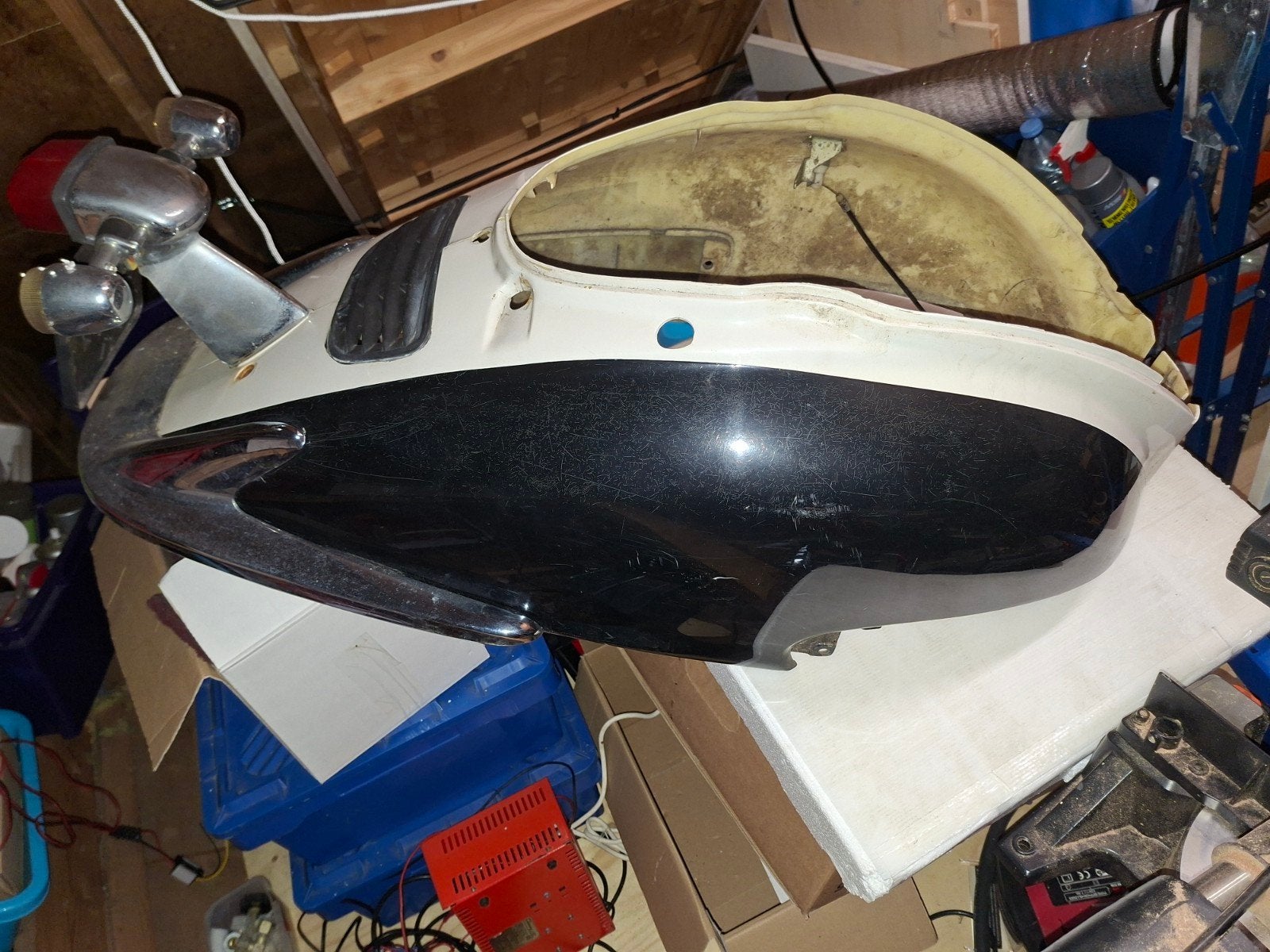 Voorkap en achterkap La Souris scooter, Ophalen, Gebruikt, Kap, Overige merken
