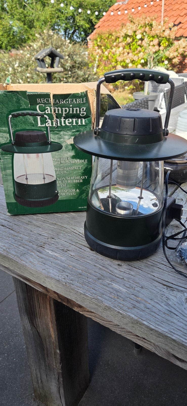 Camping lantaarn, Ophalen, Gebruikt