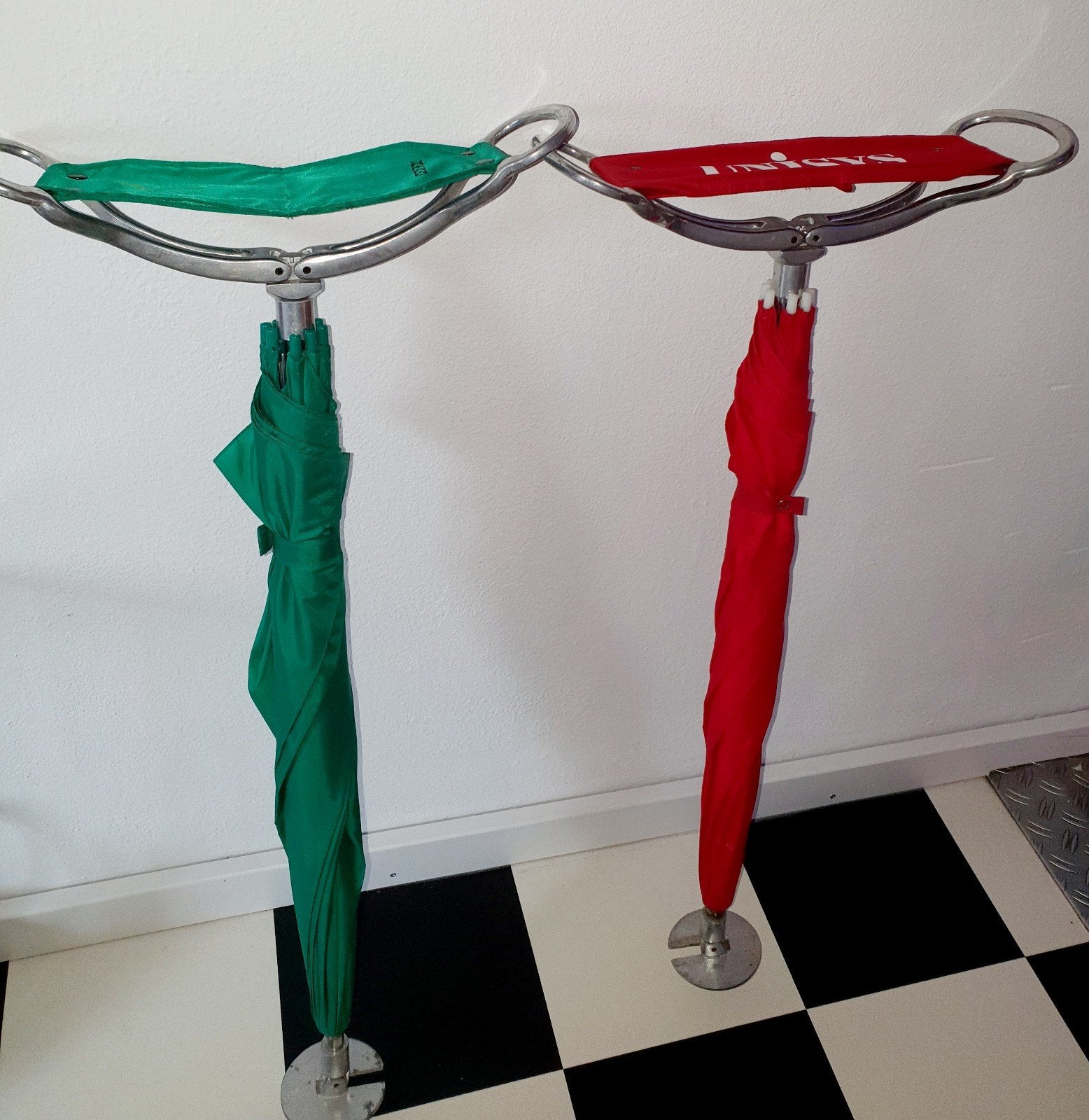 Paraplu-zitstok (seat stick) wandelstok, Ophalen, Zo goed als nieuw