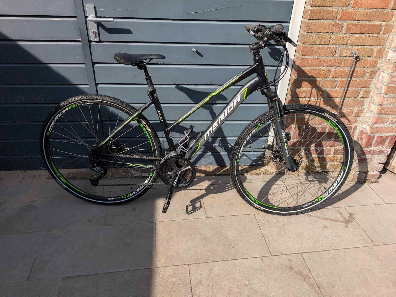 Merida Crossway 300 Damesfiets - Zeer Goede Staat, 47 tot 50 cm, Versnellingen, Zo goed als nieuw, Schijfrem