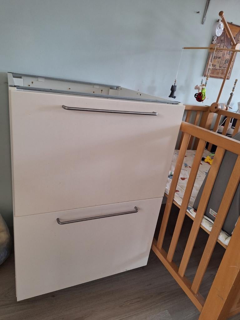 IKEA Metod onderkast met 2 grote lades (gratis werkblad), Ophalen, Gebruikt, 50 tot 100 cm, Minder dan 100 cm