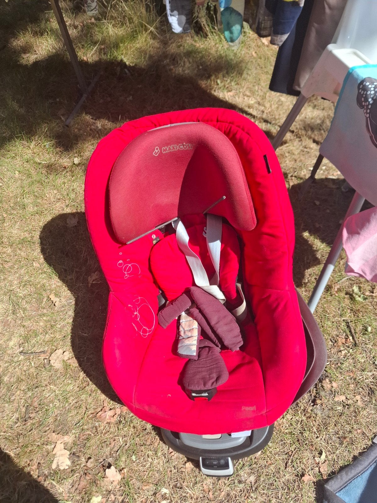Maxi-Cosi FamilyFix autostoel base - knop eraf, werkt goed, Gebruikt, 9 t/m 18 kg, Ophalen of Verzenden, Isofix