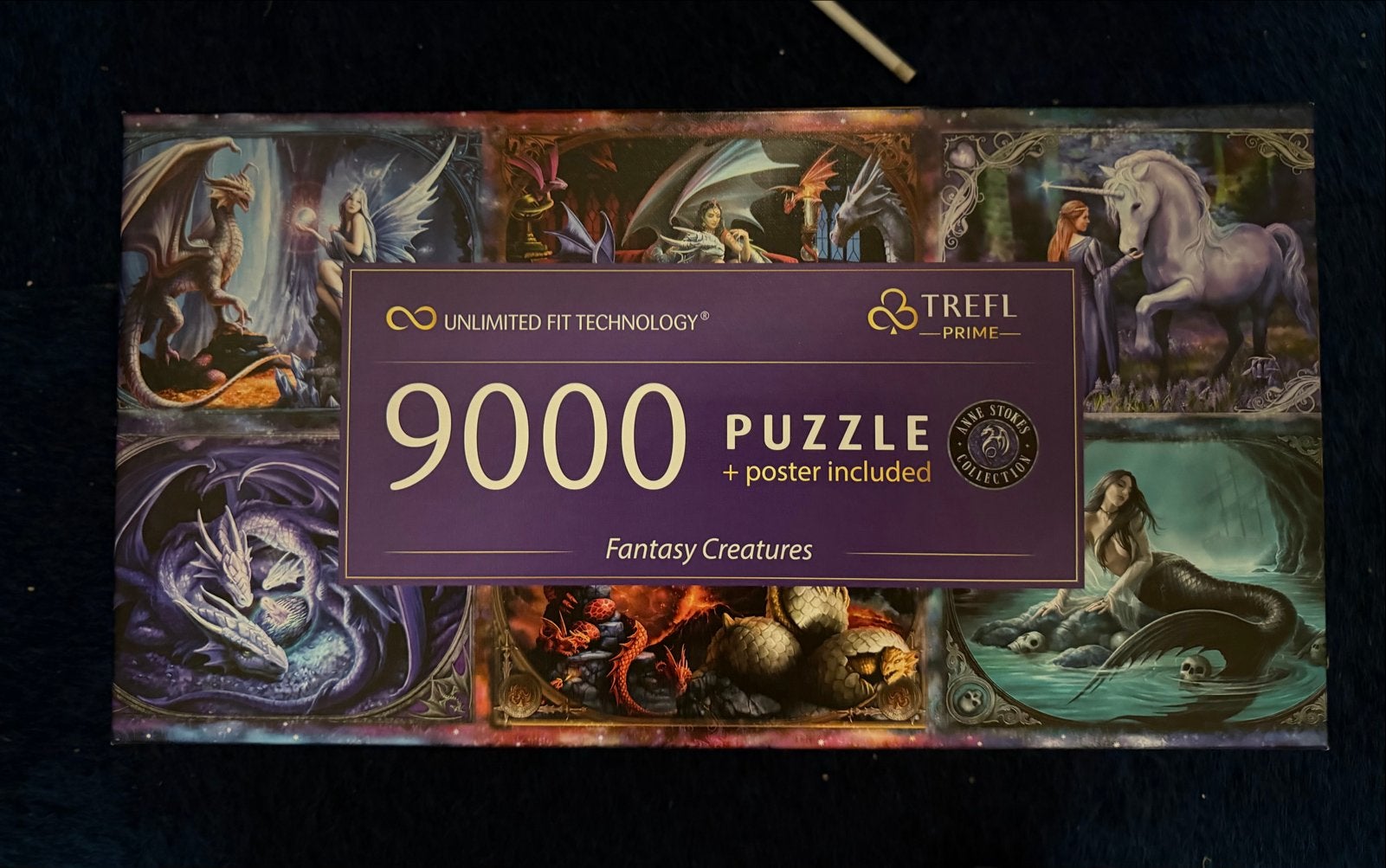 Anne Stokes Fantasy Creatures Legpuzzel 9000 stukjes Nieuw, Ophalen of Verzenden, Meer dan 1500 stukjes, Nieuw, Legpuzzel