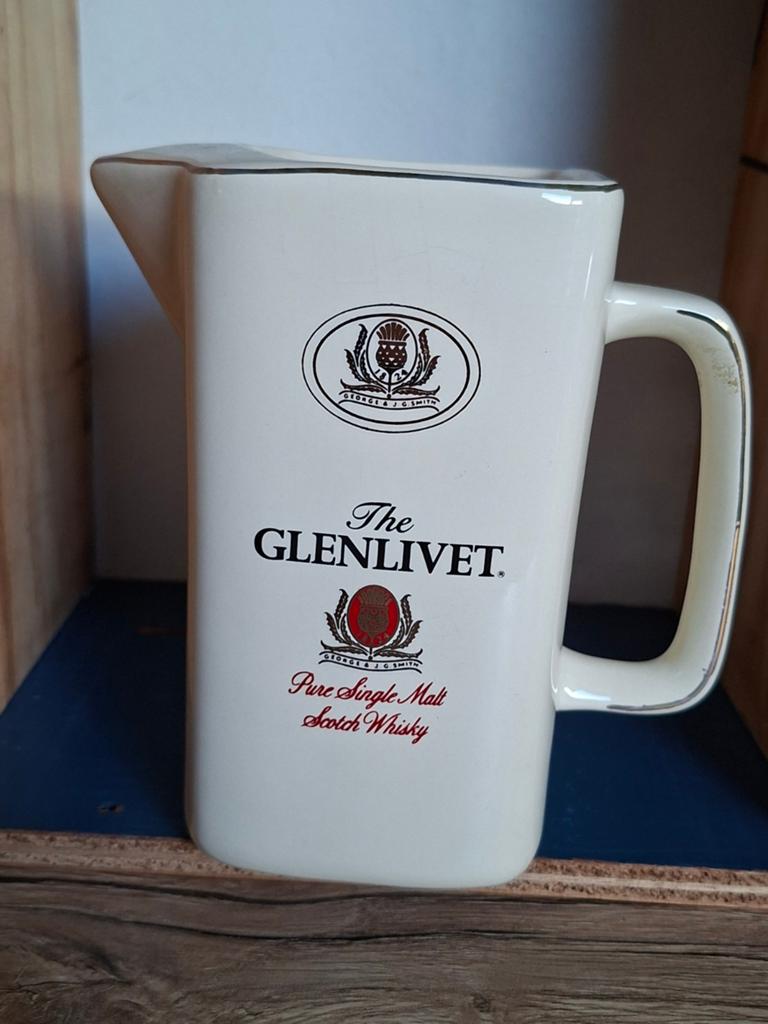 Vintage The Glenlivet Whisky Waterkan - Crème Keramiek, Ophalen of Verzenden