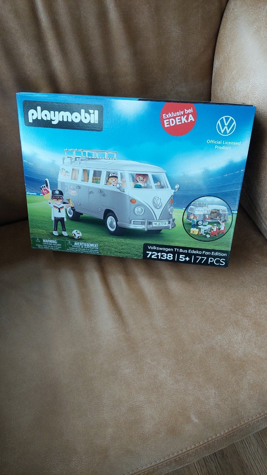Playmobil Volkswagen T1 Bus Edeka Fan Edition 72138, Verzenden, Nieuw