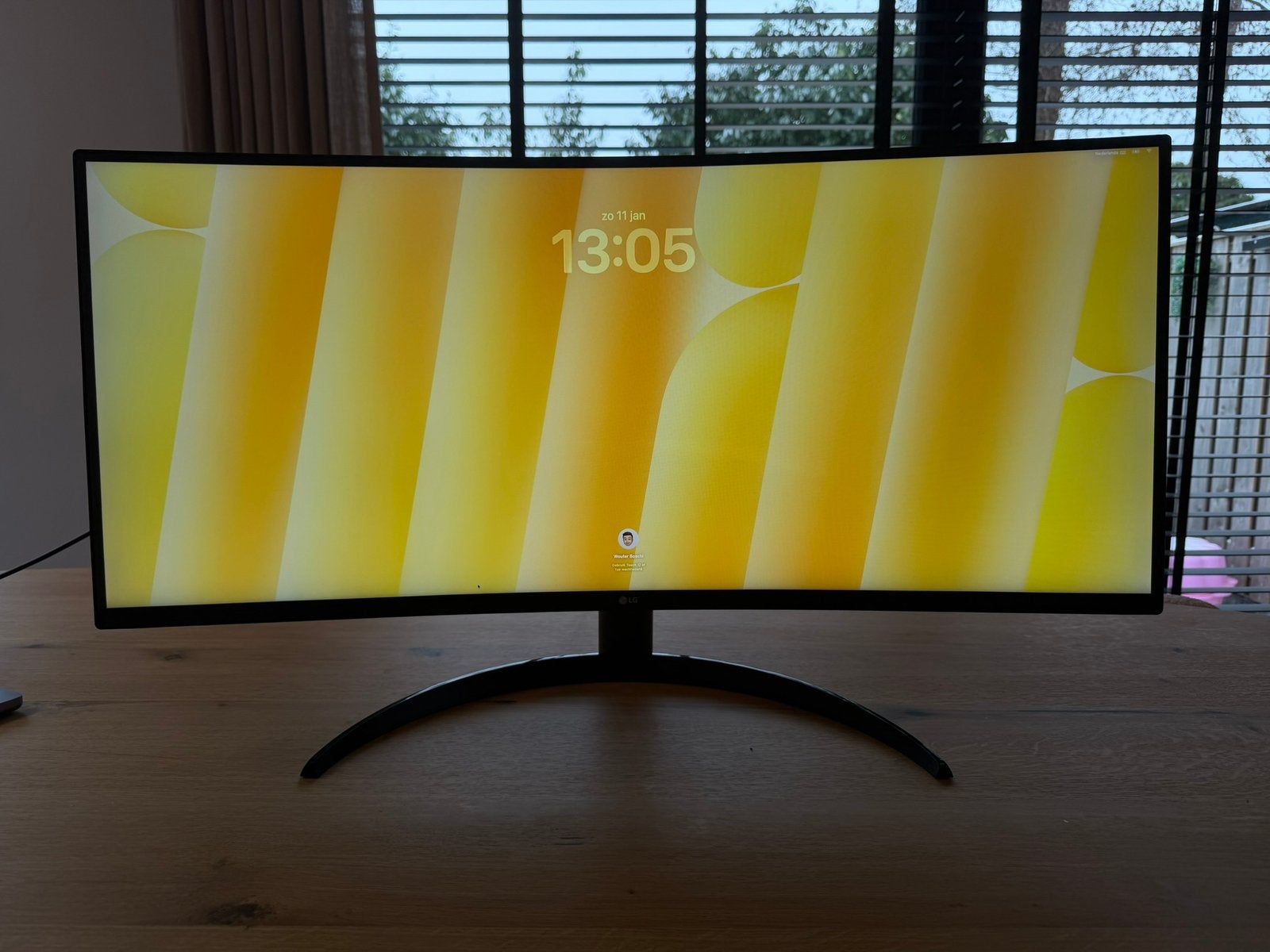 LG 34WP75C-B UltraWide 34 inch curved monitor 160Hz USB-C, Ophalen, HDMI, Curved, VA