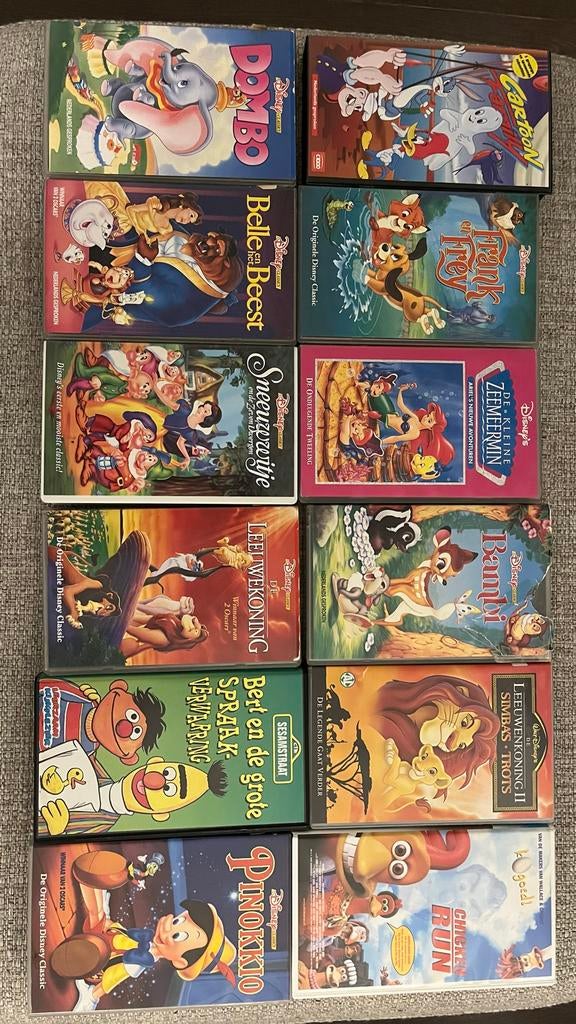 Disney VHS Collectie - Klassieke Animatiefilms, Cd's en Dvd's, Alle leeftijden, Ophalen, Gebruikt, Actie en Avontuur