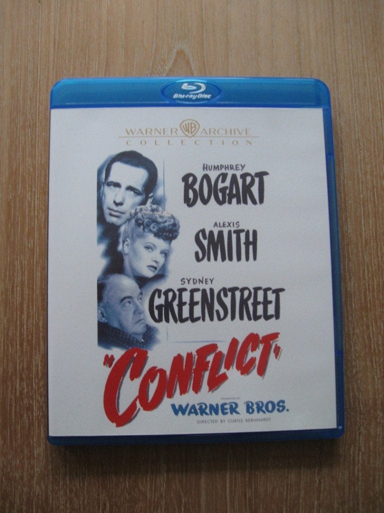 Blu-ray Conflict (US uitgave) Humphrey Bogart Alexis Smith, Film, Engels, Ophalen of Verzenden, Zo goed als nieuw