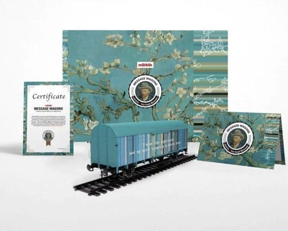 Märklin Marklin 48087 "Vincent Van Gogh" Messagewagon, Hobby en Vrije tijd, Modeltreinen | H0, Wisselstroom, Ophalen of Verzenden