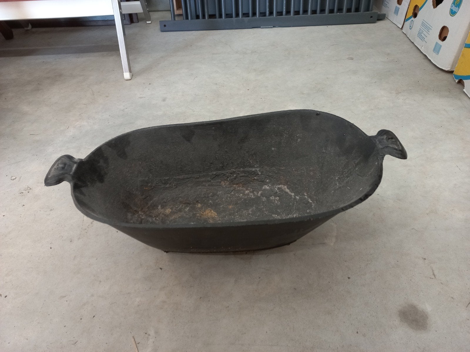 Gietijzeren bak 44x25 cm - Decoratief of functioneel, Ophalen