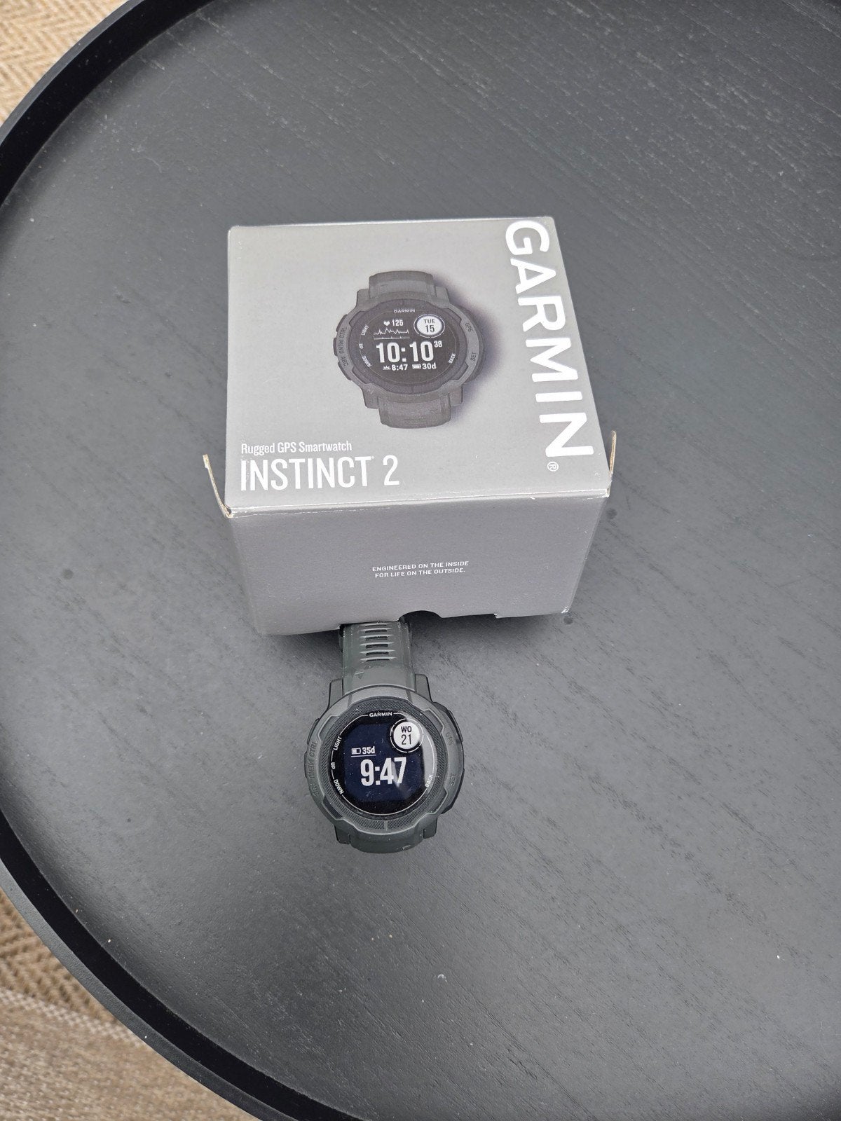 Garmin Instinct 2 - Zo goed als nieuw, compleet in doos, Zwart, Garmin, Ophalen of Verzenden, Zo goed als nieuw