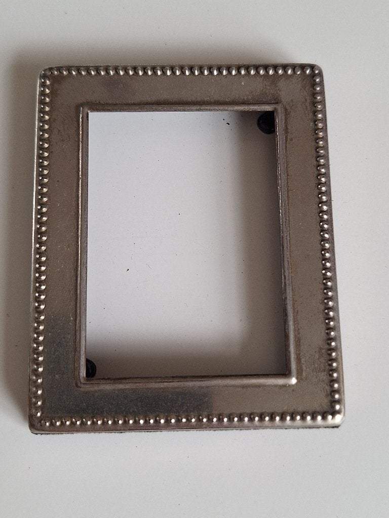 Zilverachtig Lijstje, Audio, Tv en Foto, Fotografie | Fotolijsten, Ophalen, Gebruikt, Zilver, Metaal