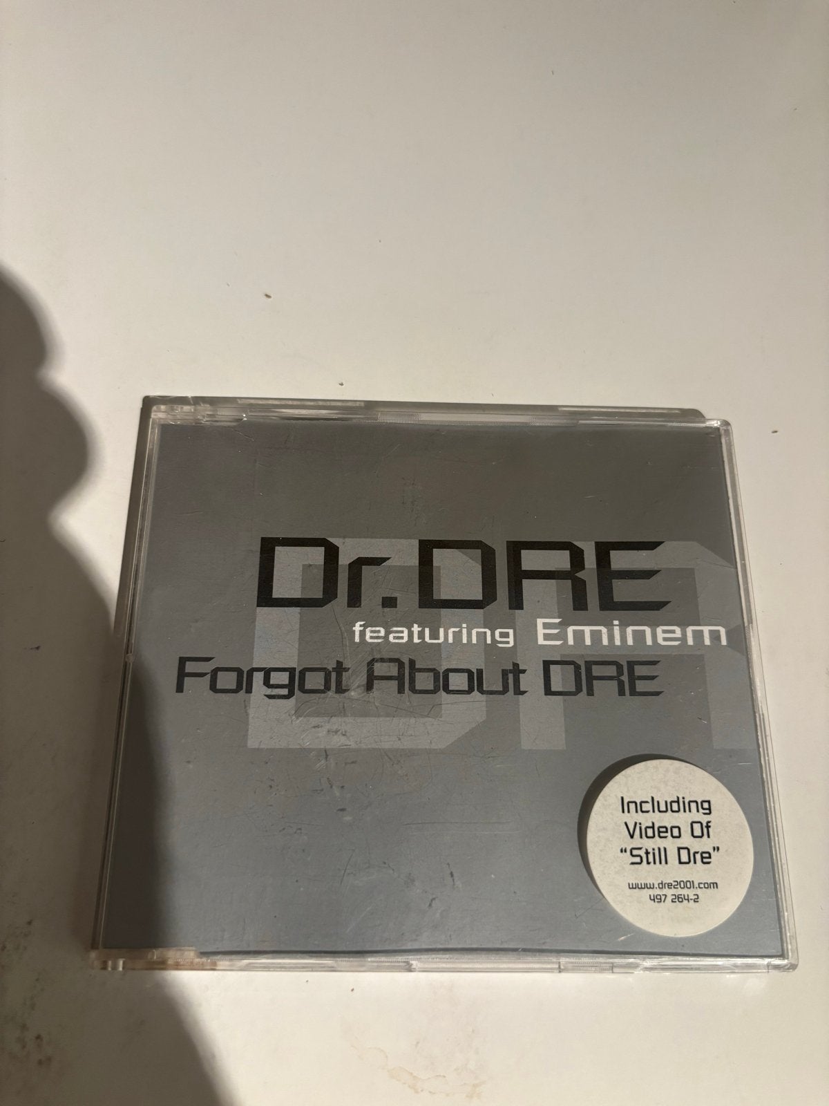 Dr. Dre featuring Eminem - Forgot About Dre CD Single, Ophalen of Verzenden, Gebruikt, Hiphop en Rap, Inclusief doosje