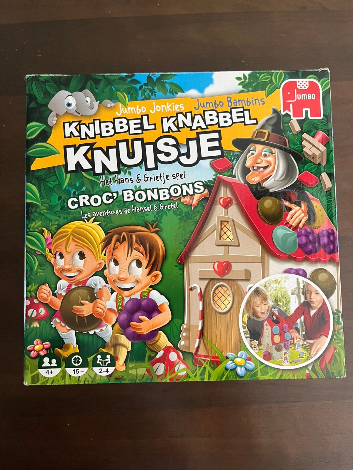 Jumbo spel knibbel knabbel knuisje, Ophalen, Zo goed als nieuw