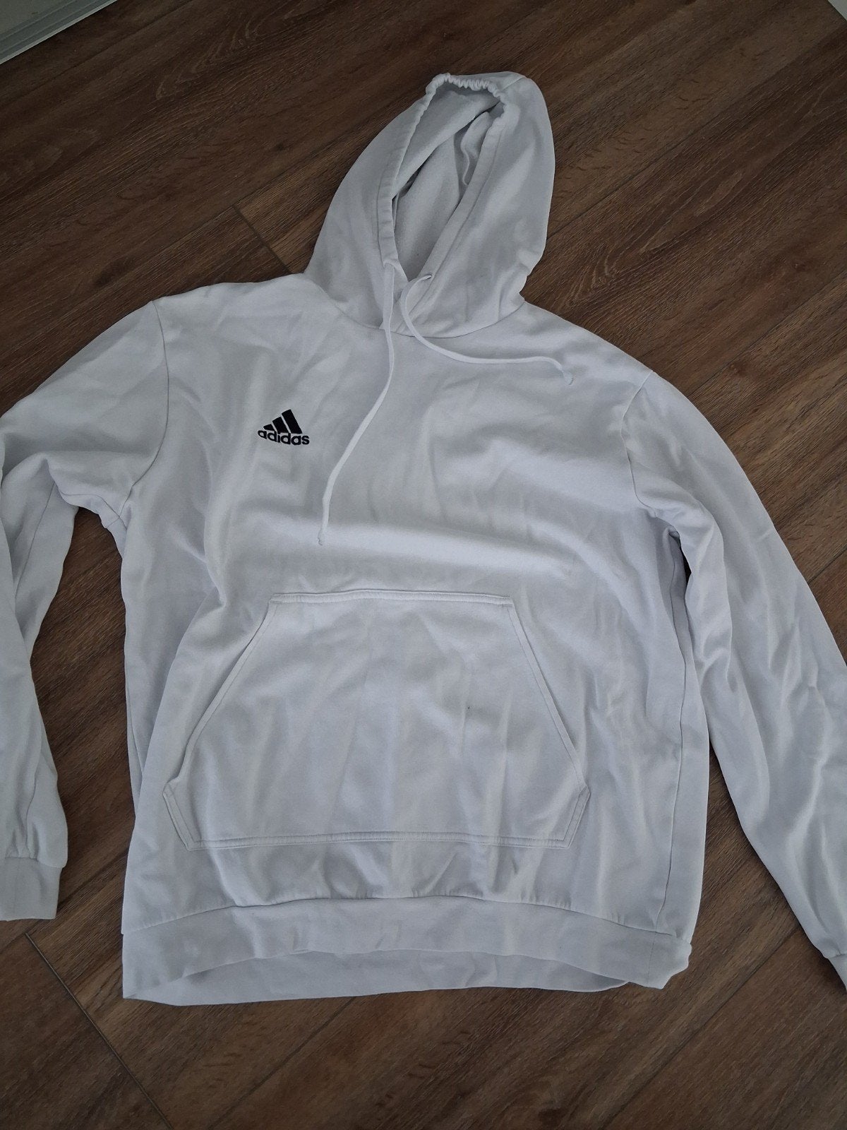Adidas hoodie wit maat L kleur wit, Kleding | Heren, Truien en Vesten, Maat 52/54 (L), Wit, Ophalen of Verzenden, Zo goed als nieuw