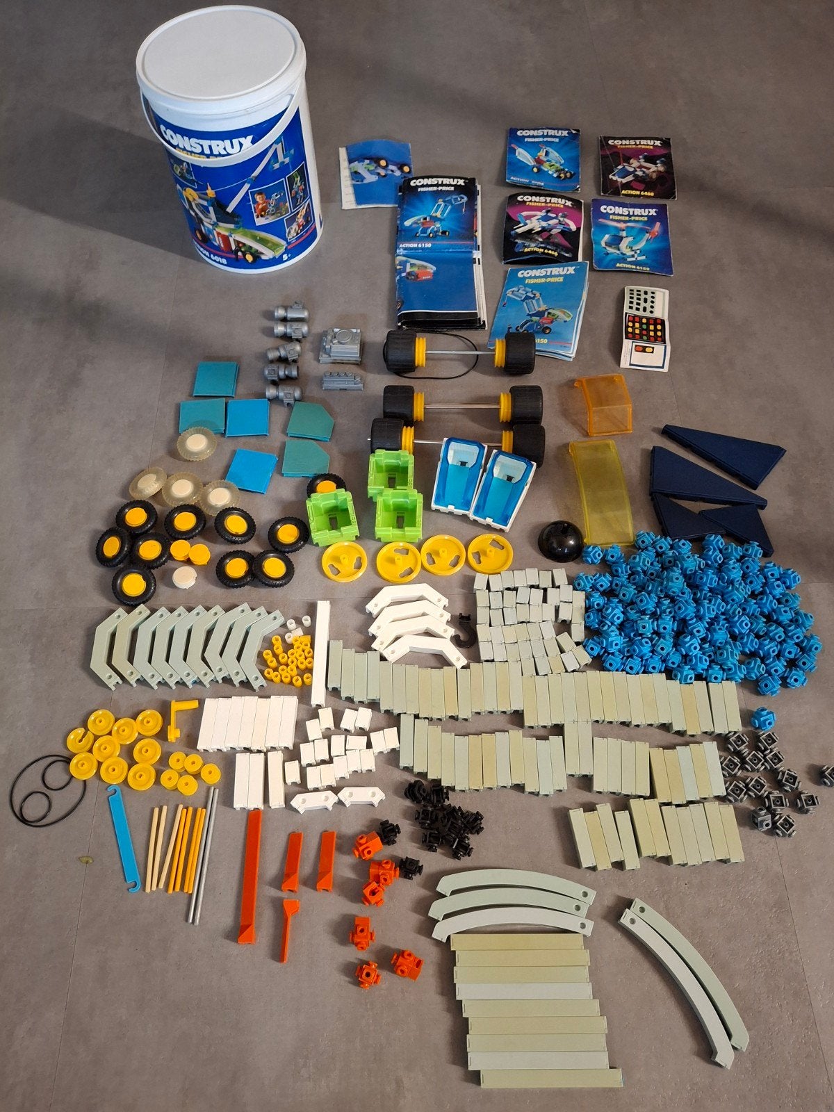 Partij Construx Fisher-Price bouwblokken met handleidin, Ophalen of Verzenden, Gebruikt, Overige merken
