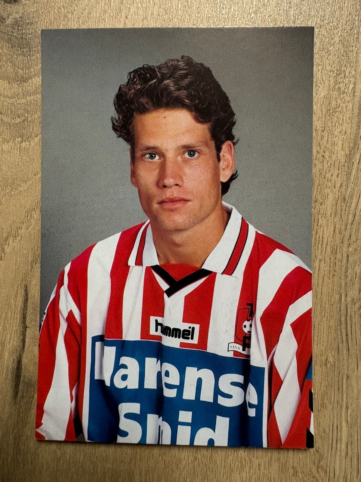 Fotokaart Björn Lindenbergh (Top Oss , Ajax) ., Verzamelen, Ophalen of Verzenden, Nieuw, Ajax, Spelerskaart