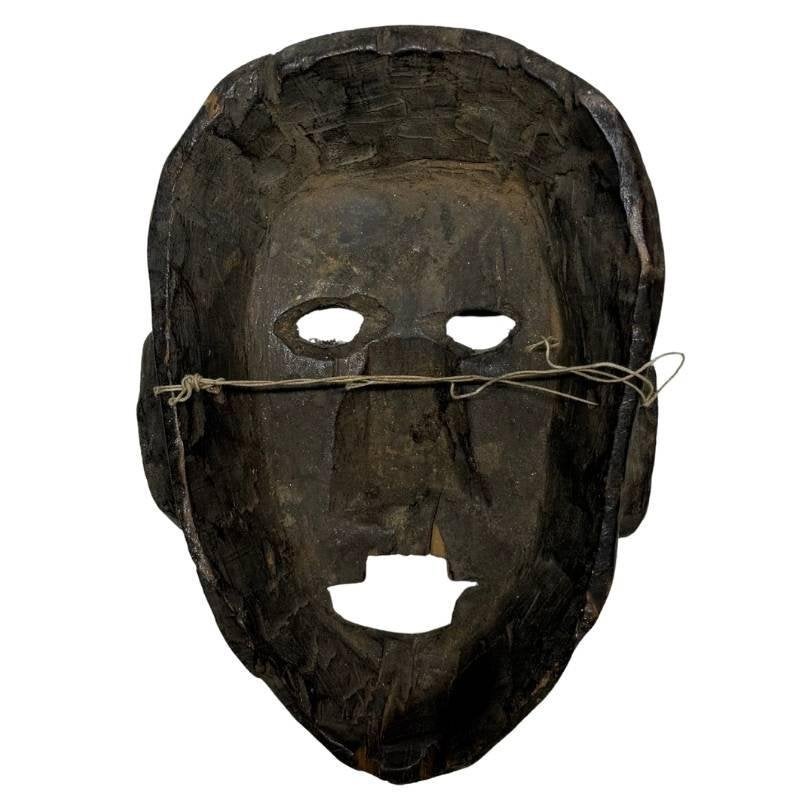 Masker – hout – Himalaya – 18,5 cm, Masker, Ophalen of Verzenden, Op te hangen, Tibet