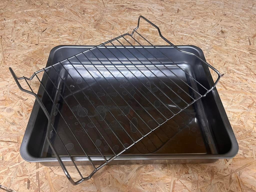 Braadslede met rooster, Ophalen of Verzenden, Zo goed als nieuw, Overige materialen