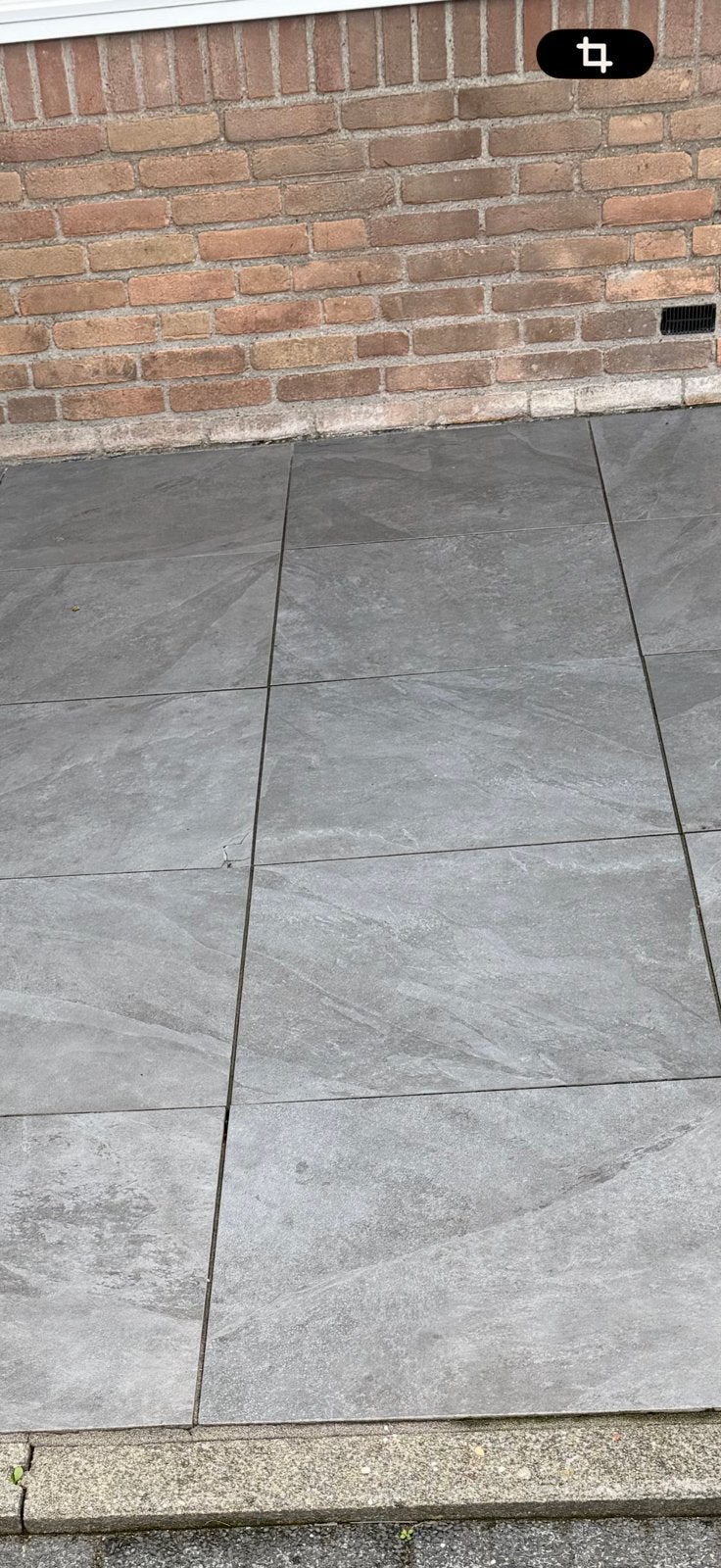 Ceradeco Slate Antracite (CL) 60x60x4 keramiek, Gebruikt, Ophalen of Verzenden, 10 m² of meer, Vloertegels