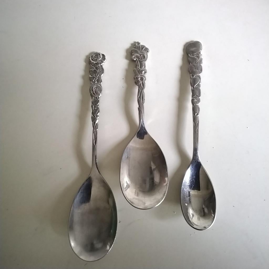 Gero zilmeta bloemen serie, Ophalen of Verzenden, Rvs of Chroom