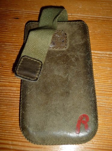 Leren telefoonhoesje, Ophalen of Verzenden, Gebruikt