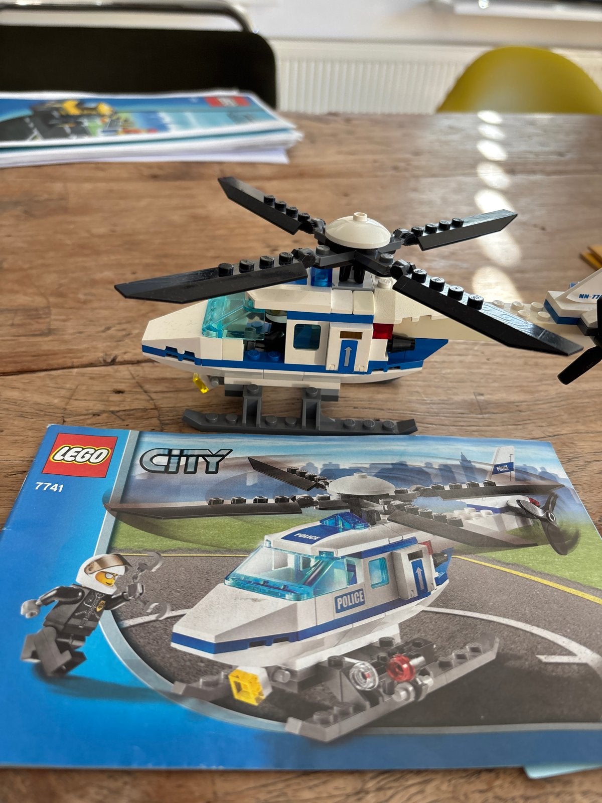 Lego City Politie Helikopter 7741, Kinderen en Baby's, City, Lego, Ophalen of Verzenden, Zo goed als nieuw