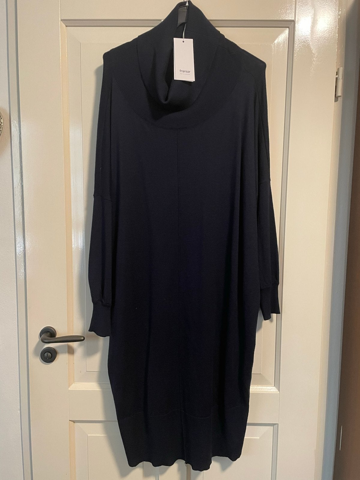 Fransa Jurk Donkerblauw Maat 54/56 Nieuw met kaartjes, Ophalen of Verzenden, Nieuw, Blauw