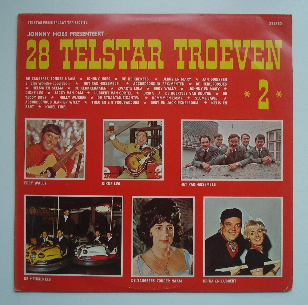 28 Telstar Troeven 2, originele lp uit 1974, Ophalen, Gebruikt, 12 inch, Levenslied of Smartlap