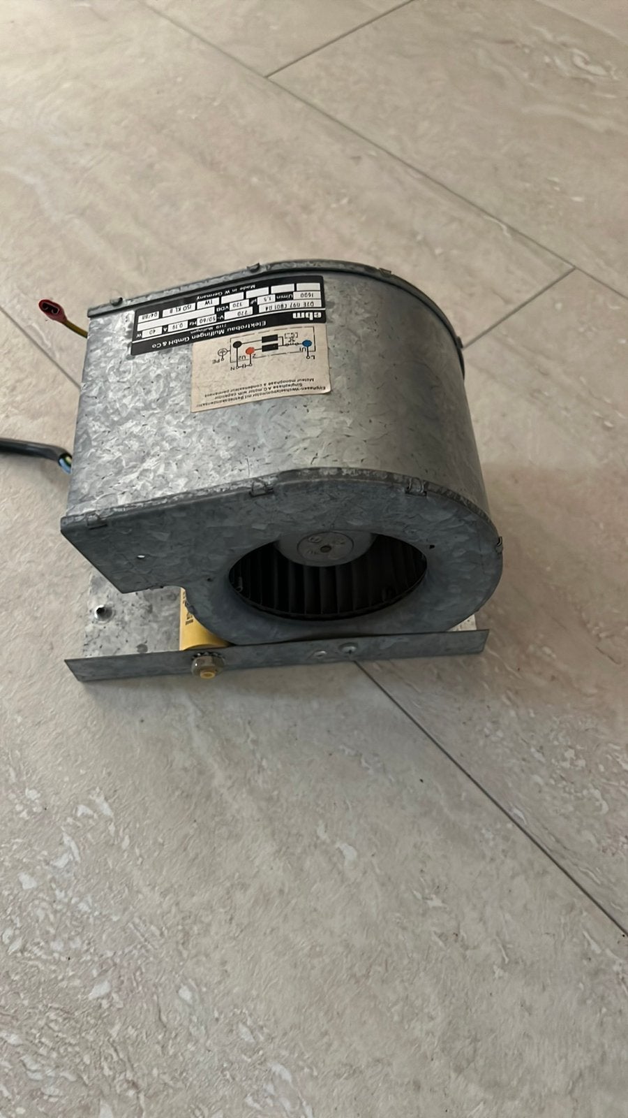 Ventilator slakkenhuis, Ophalen, Zo goed als nieuw