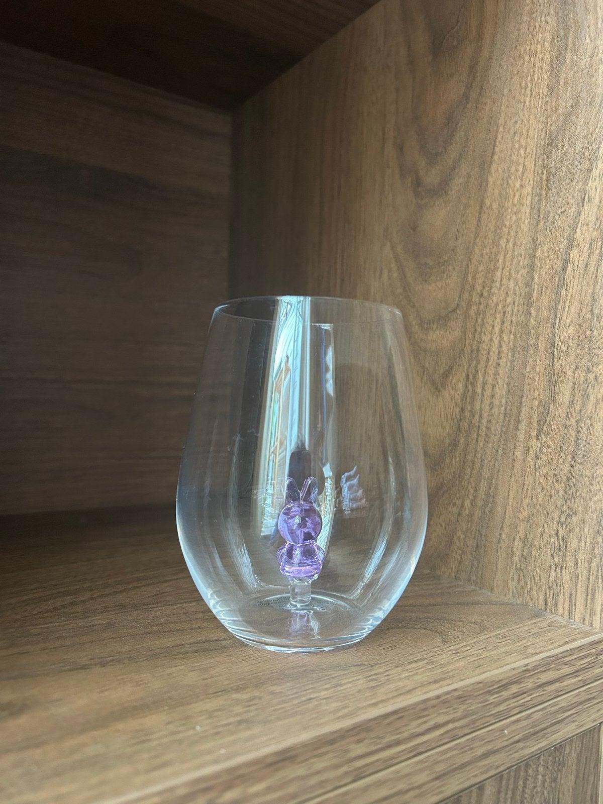 Hema: glas met paarse Nijntje, Ophalen, Modern, Glas of Glazen, Hema