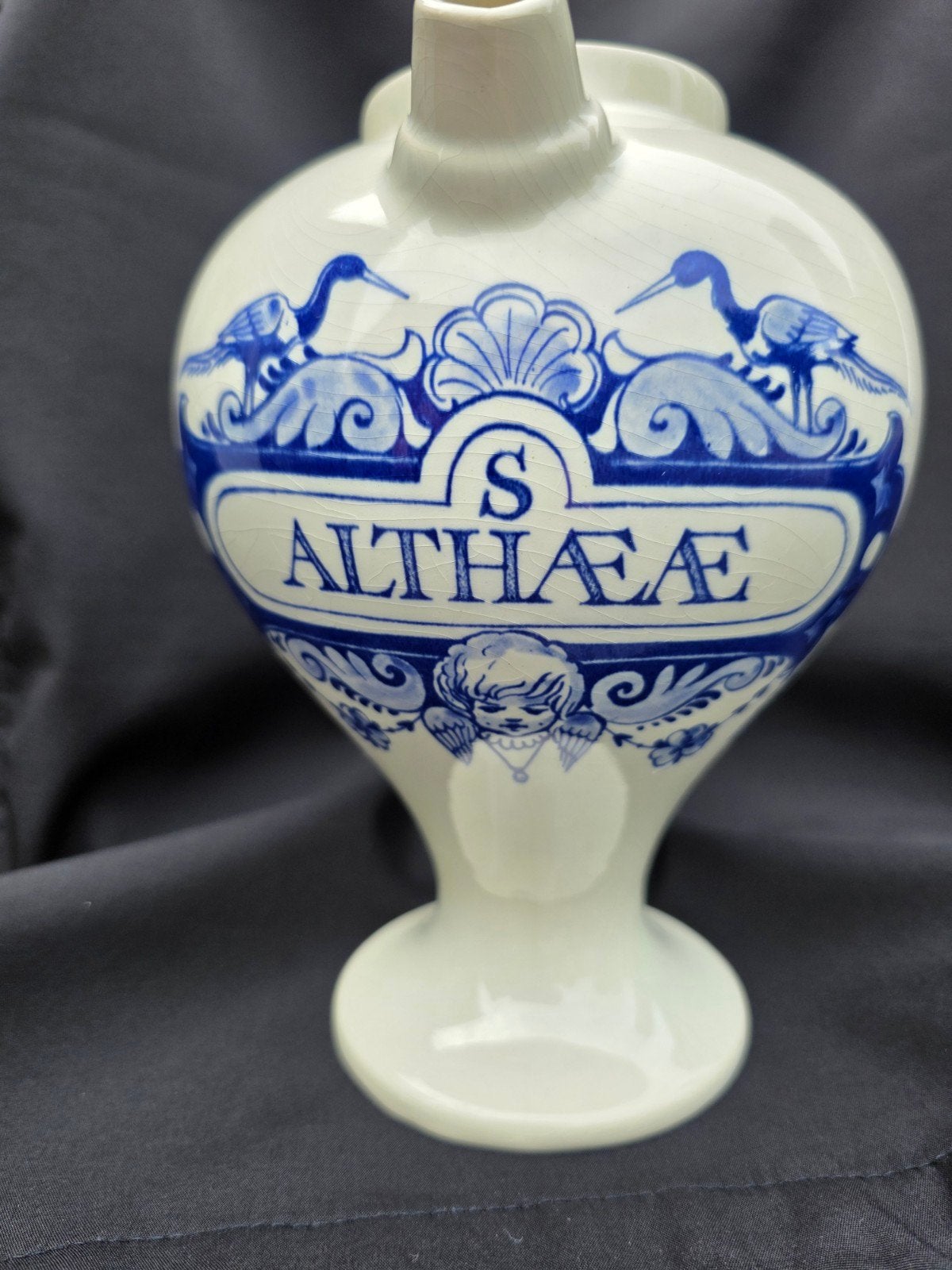 Antieke Delfts Blauwe Apothekerskan S. ALTHAE, Antiek en Kunst, Ophalen of Verzenden