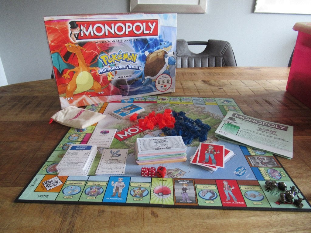 Als Nieuw Franse Monopoly Pokémon editie kanto, Ophalen of Verzenden, Zo goed als nieuw