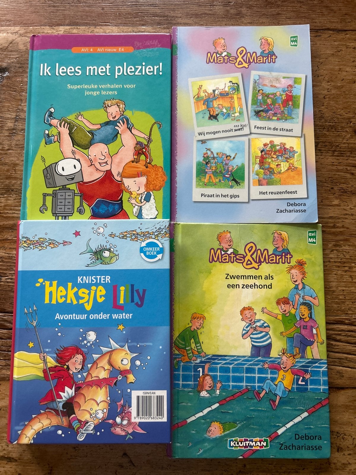4 kinderboeken: Ik lees met plezier, Mars & Marit, Heksje Li, Boeken, Ophalen of Verzenden, Gelezen, Fictie algemeen
