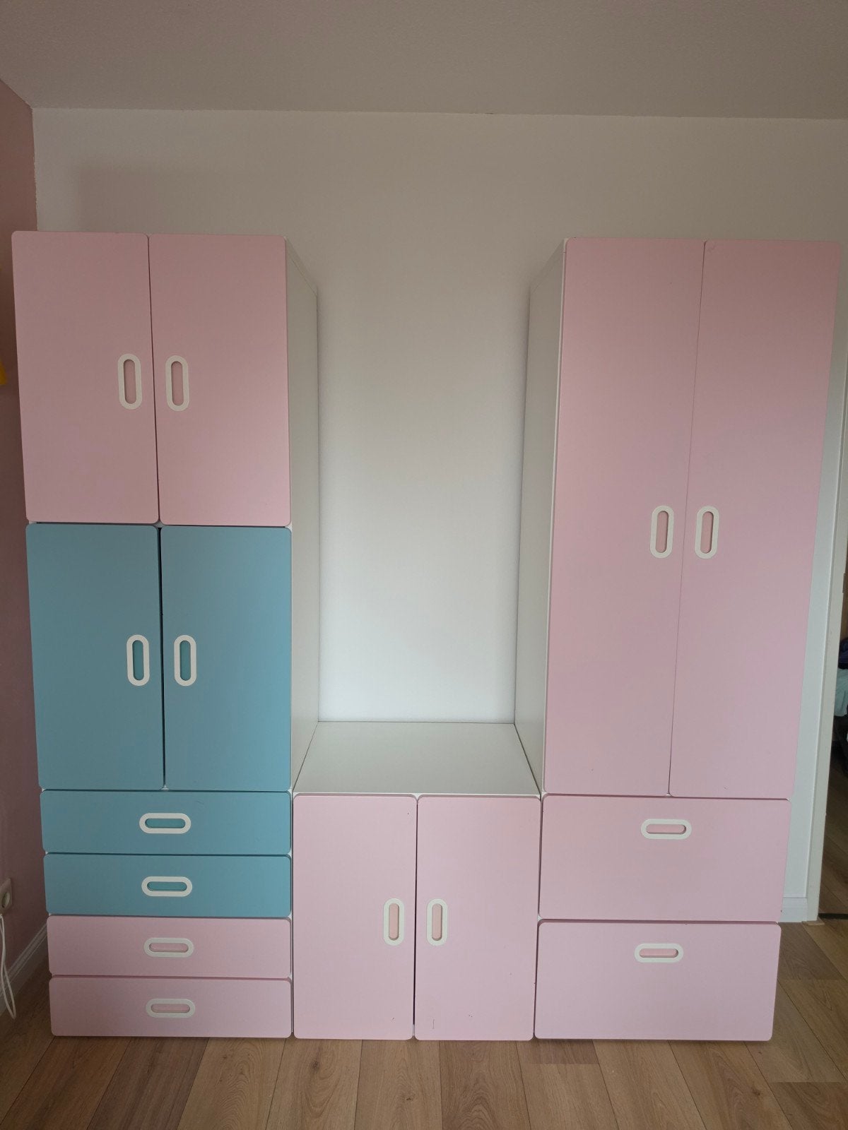 ikea stuva fritids  roze blauw ook los te koop, Ophalen, 50 tot 70 cm, Minder dan 75 cm, 105 cm of meer